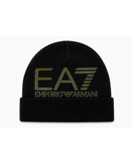 BERRETTO NERO/VERDE EA7 7X000006