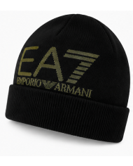 BERRETTO NERO/VERDE EA7 7X000006