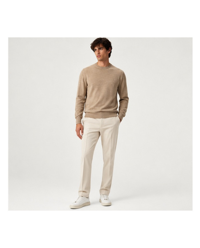 Maglione LV04LB305G Beige scuro Regular Fit