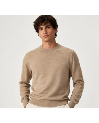 Maglione LV04LB305G Beige scuro Regular Fit