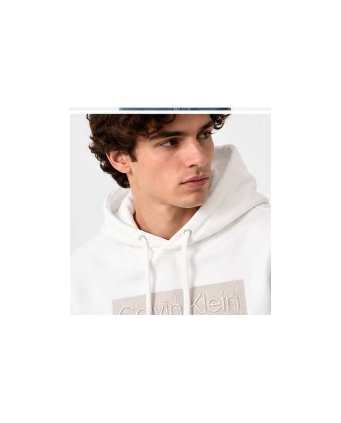 Felpa da Uomo Calvin Klein con Cappuccio e Stampa Logo LV04LH227G
