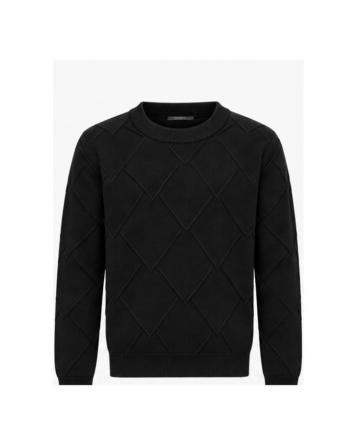 MAGLIONE DATCH NERO DM10064