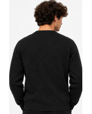 MAGLIONE DATCH NERO DM10064