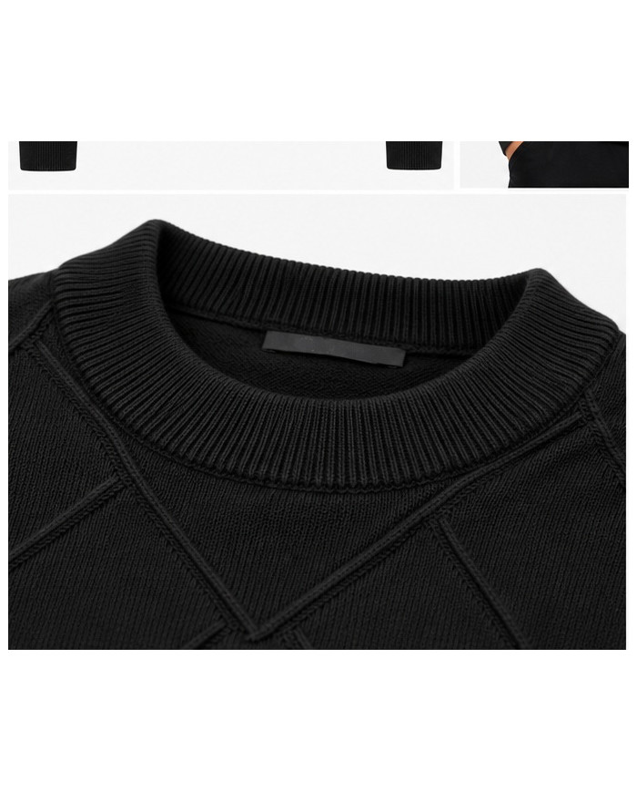 MAGLIONE DATCH NERO DM10064