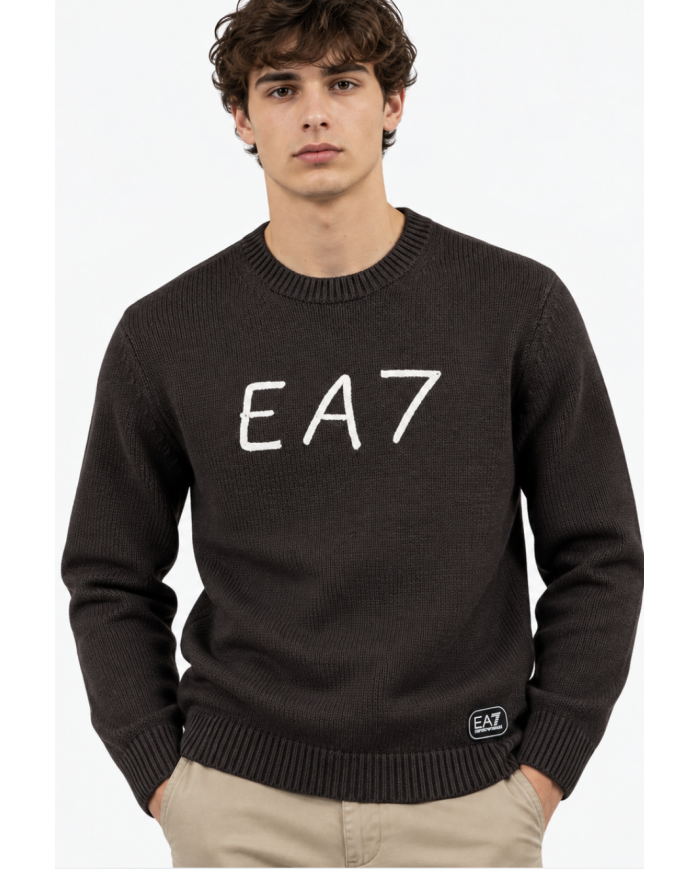 EA7 MAGLIONE GIRO PULLOVER